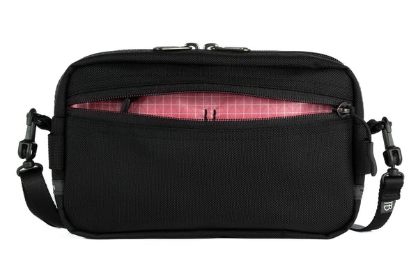 A Side Effect in Black Ballistic with Sakura (pale pink with white grid) 200 Halcyon interior.